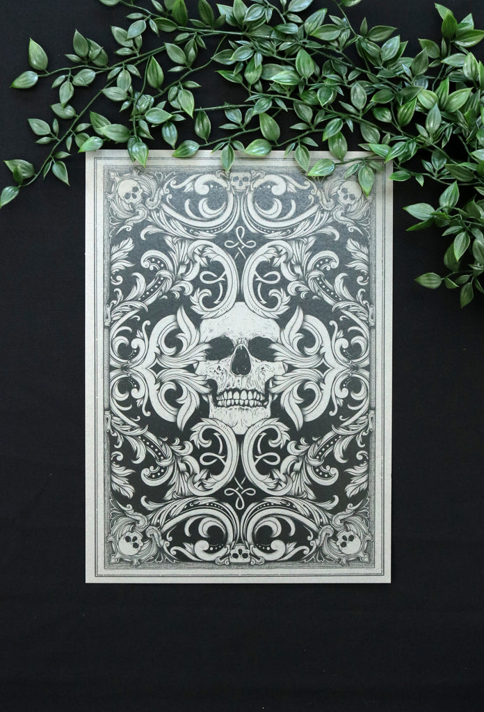 Print Is Dead - Morteria Skull Print