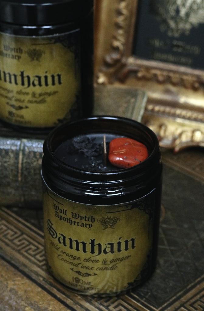 Samhain Botanical Candle