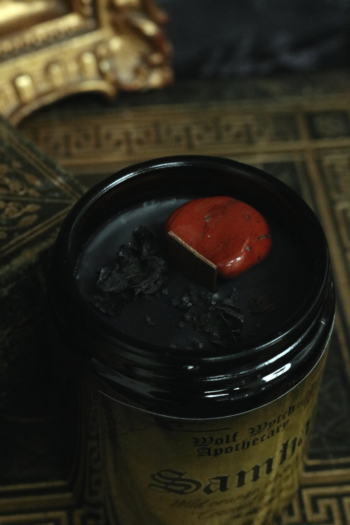 Samhain Botanical Candle