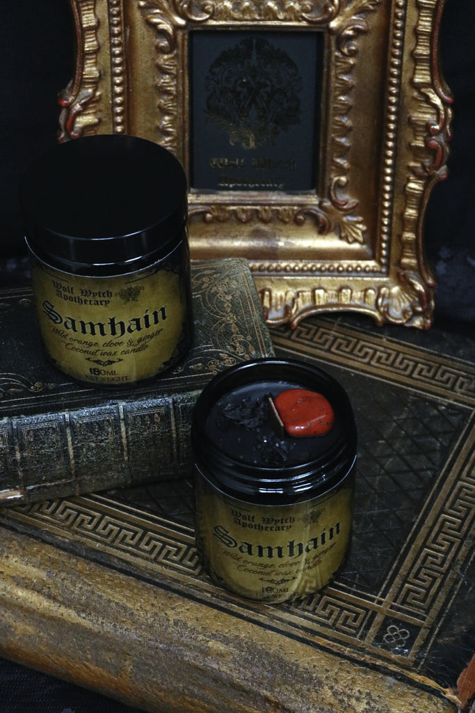 Samhain Botanical Candle