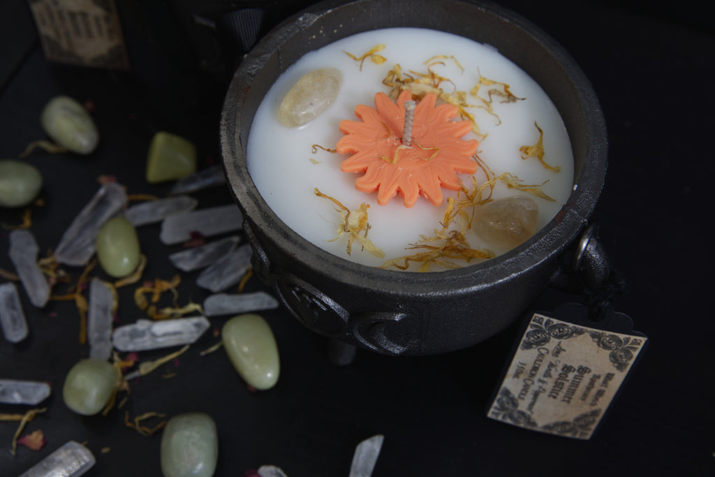 Summer Solstice Cauldron Candle