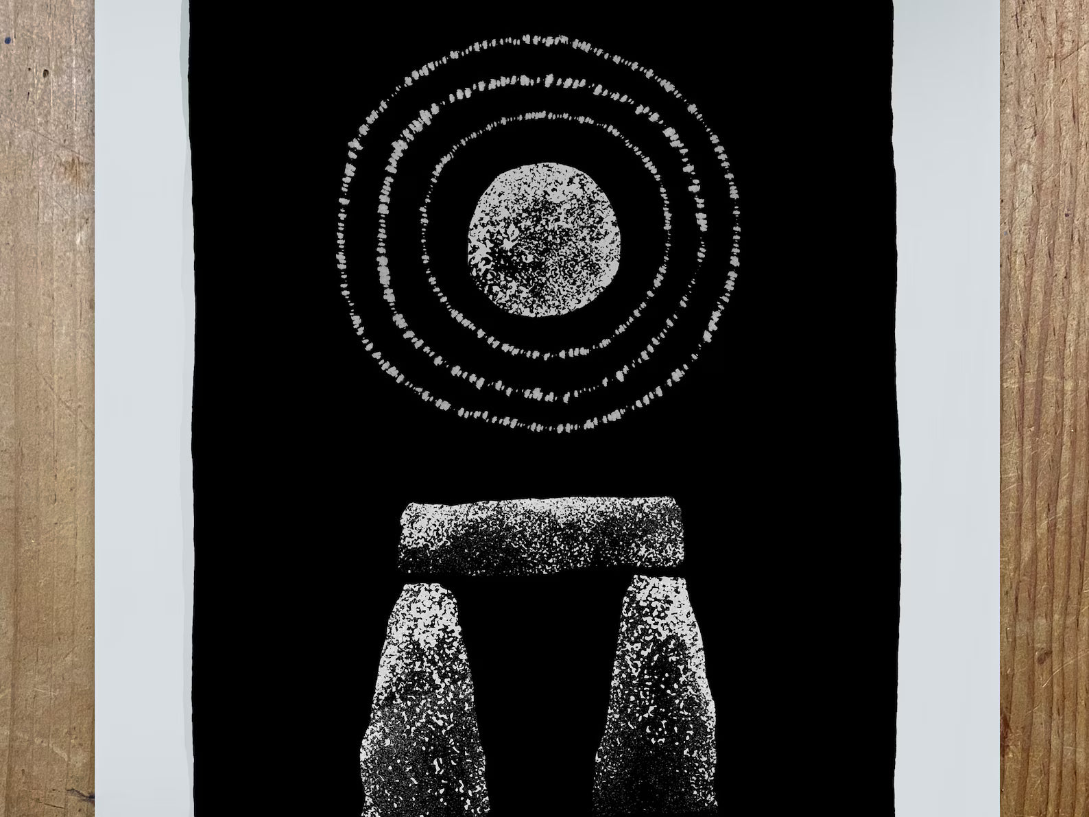 Sunlit Stones - Dolmen A4 Print