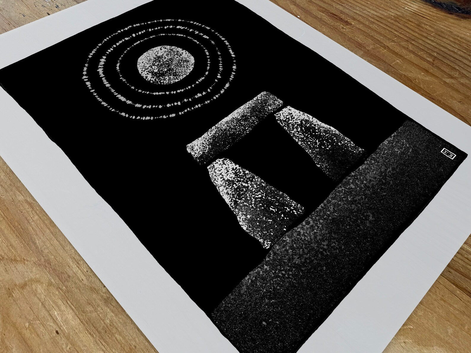Sunlit Stones - Dolmen A4 Print