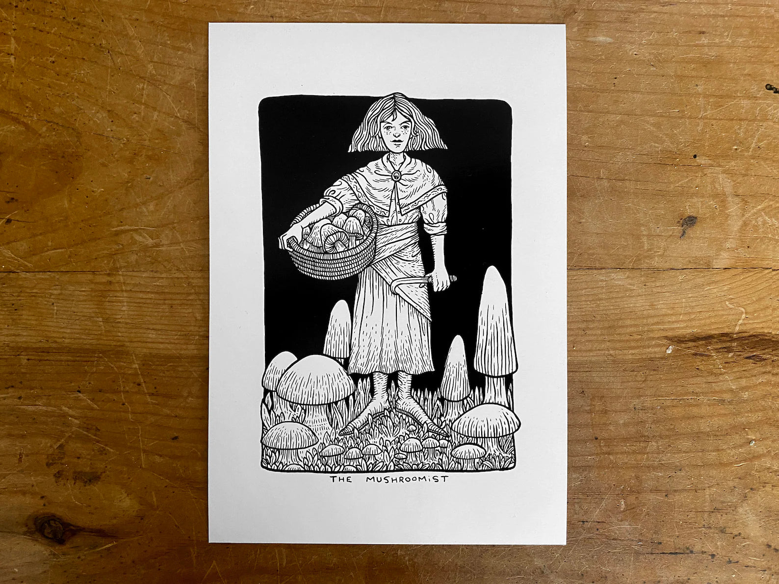 The Mushroomist A5 Print