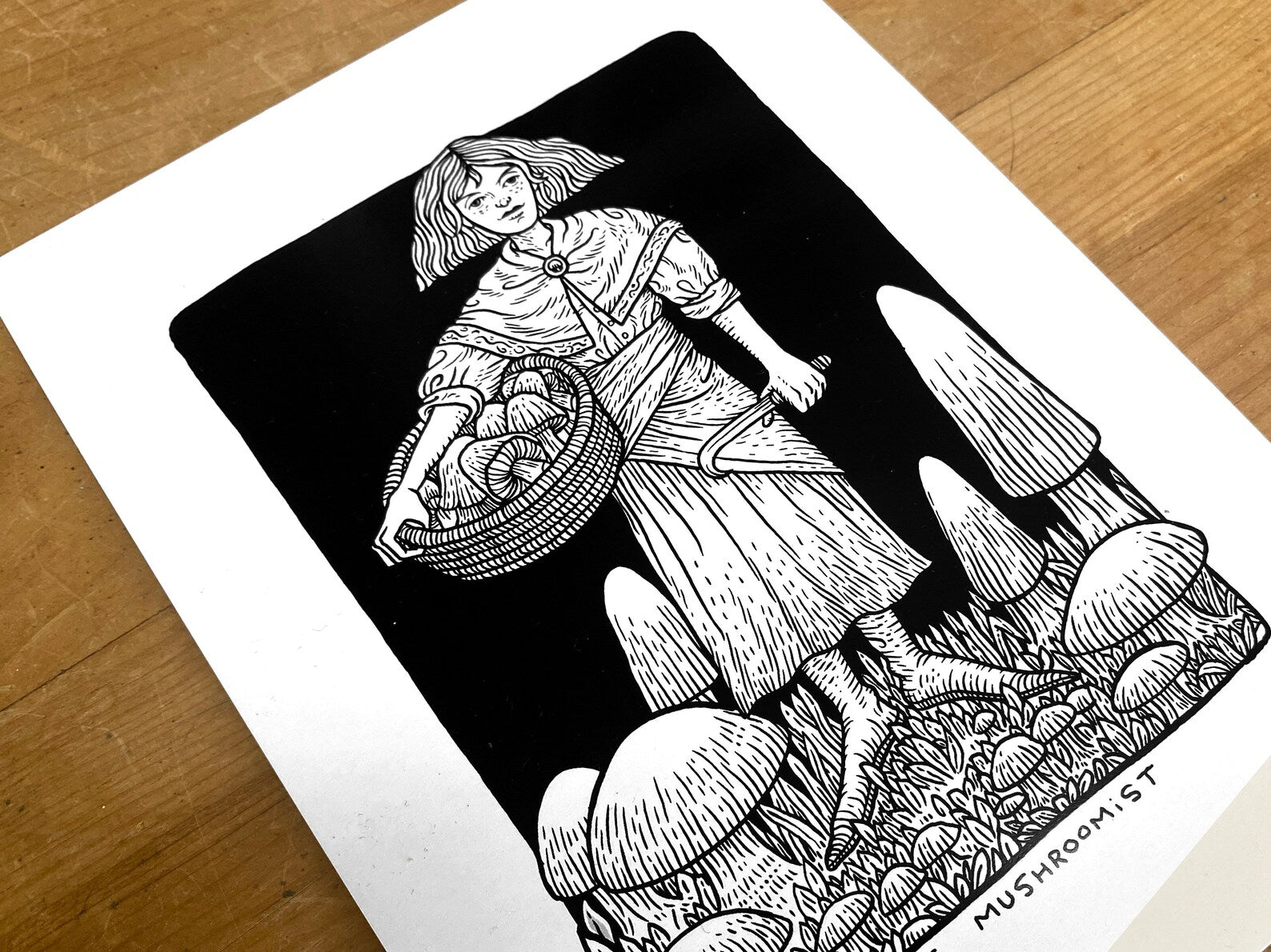 The Mushroomist A5 Print