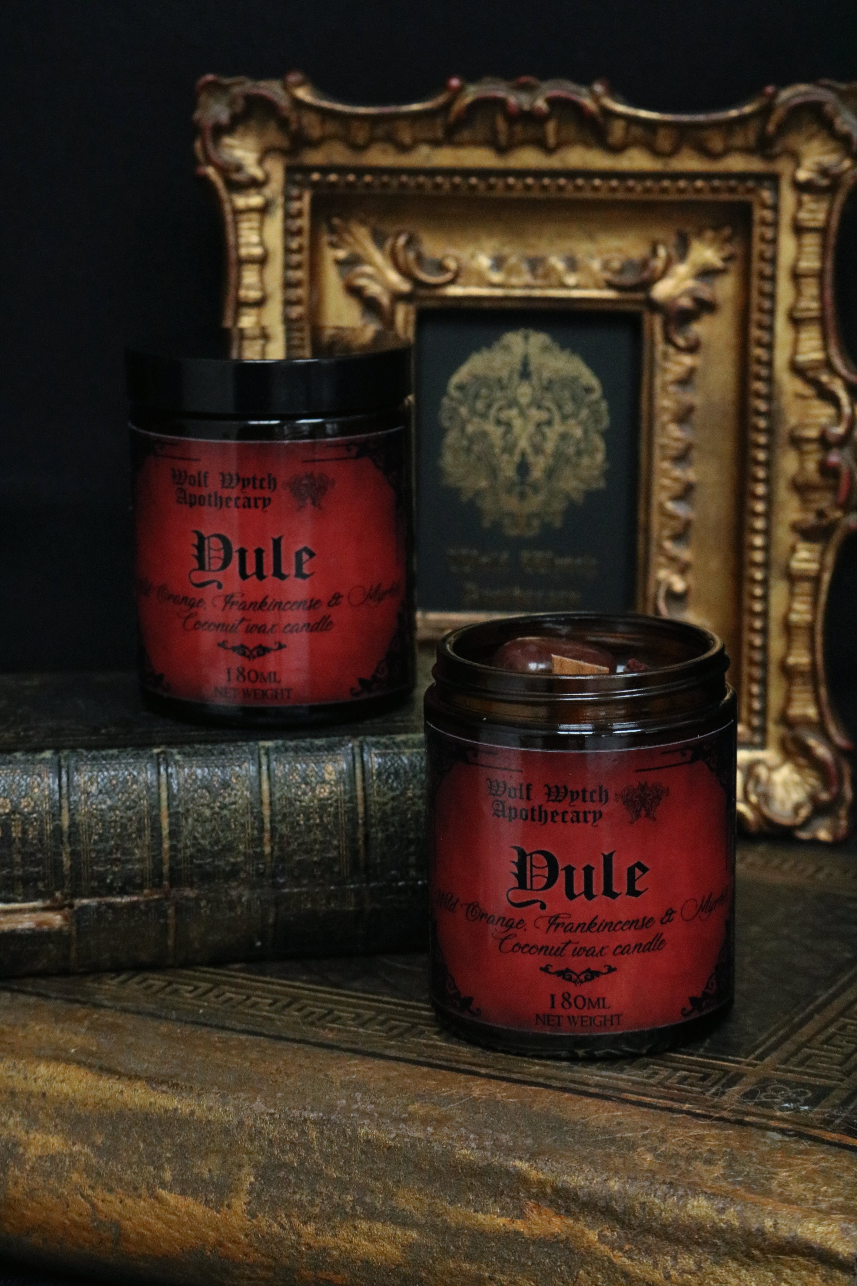 Yule Botanical Candle