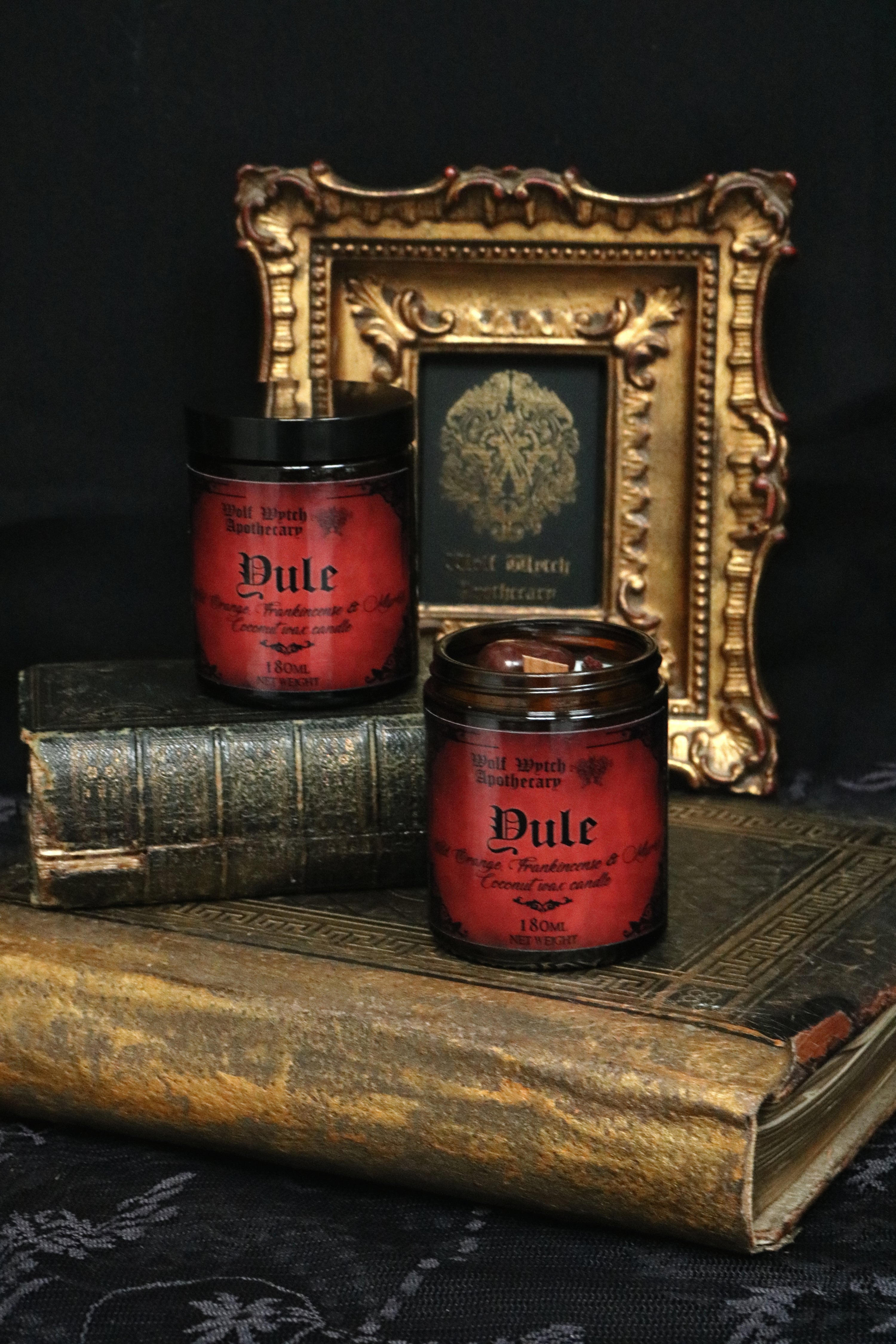 Yule Botanical Candle