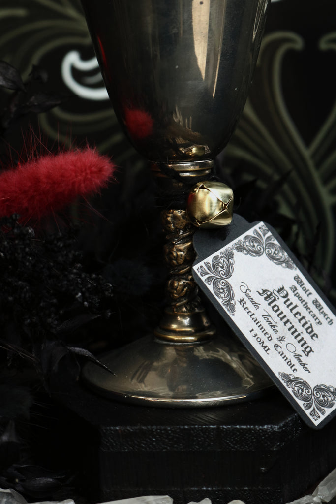 Yuletide Mourning Vine Stem Altar Chalice Candle 130ml