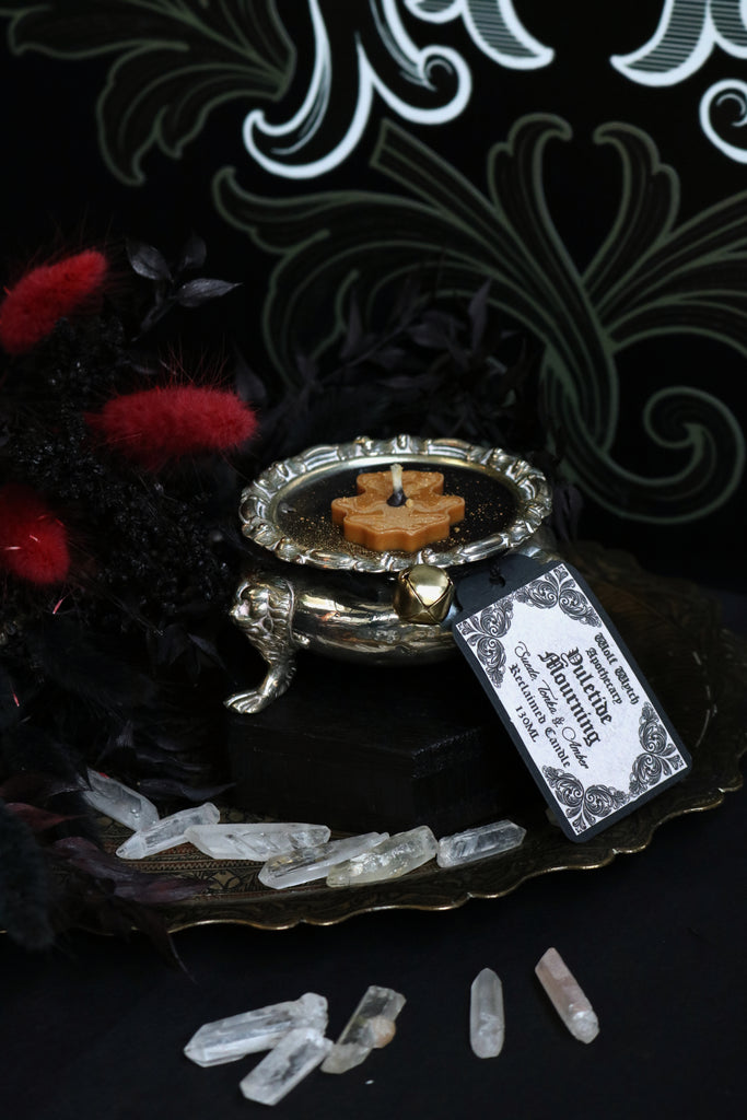 Yuletide Mourning Victorian Lions Head Cauldron Candle 130ml