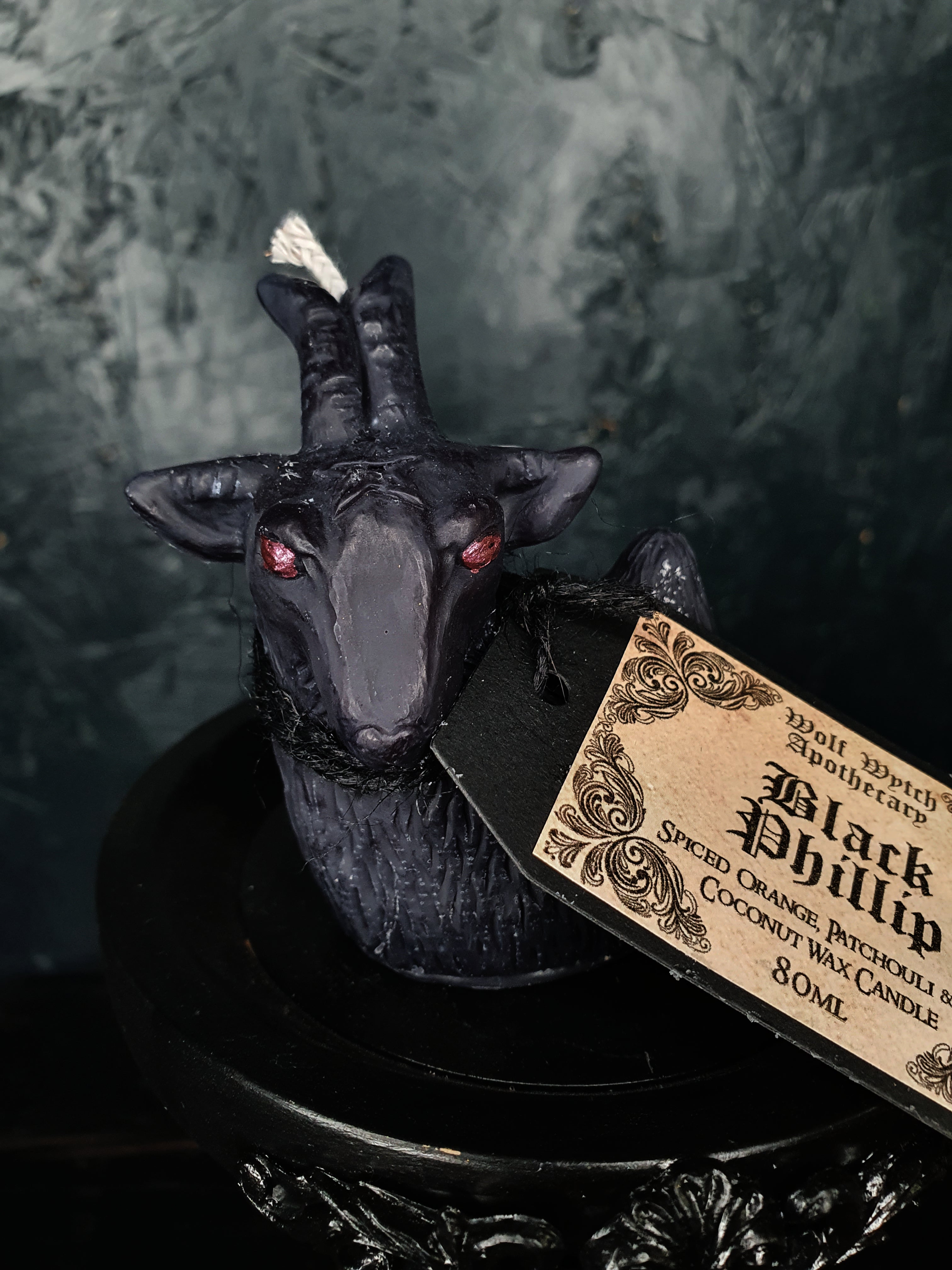 Black Phillip Pillar Candle