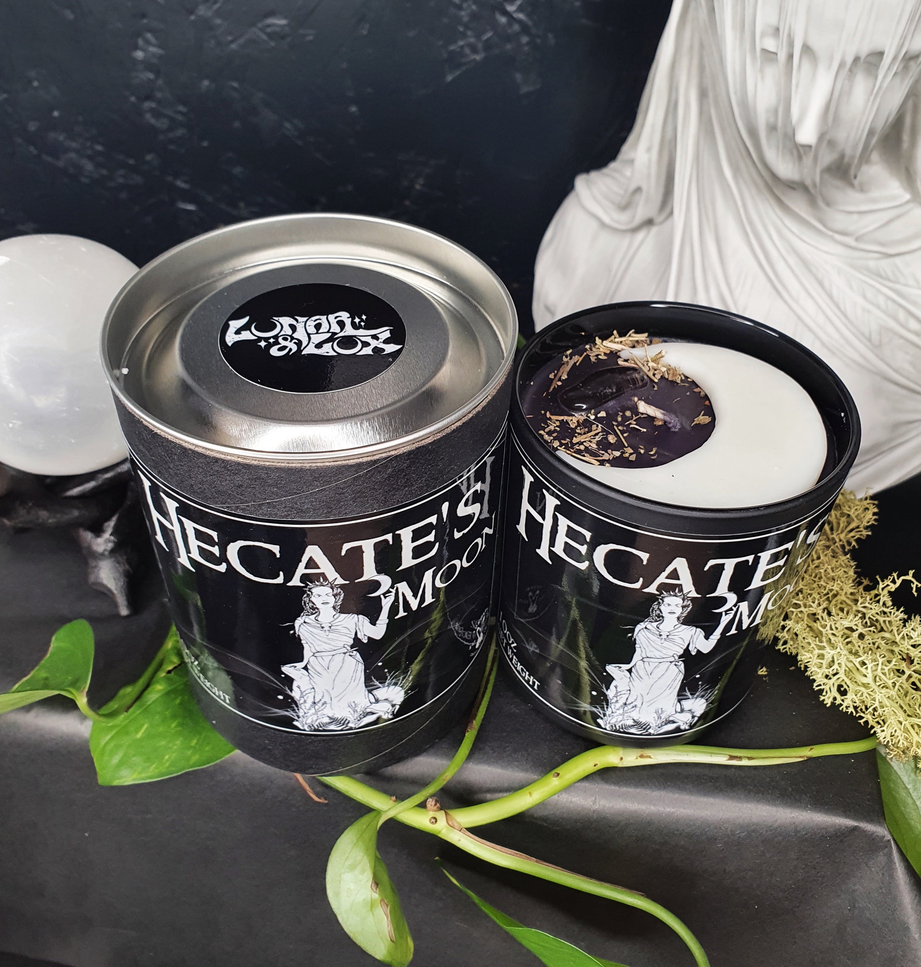 Hecate's Moon Candle | Oak & Tobacco