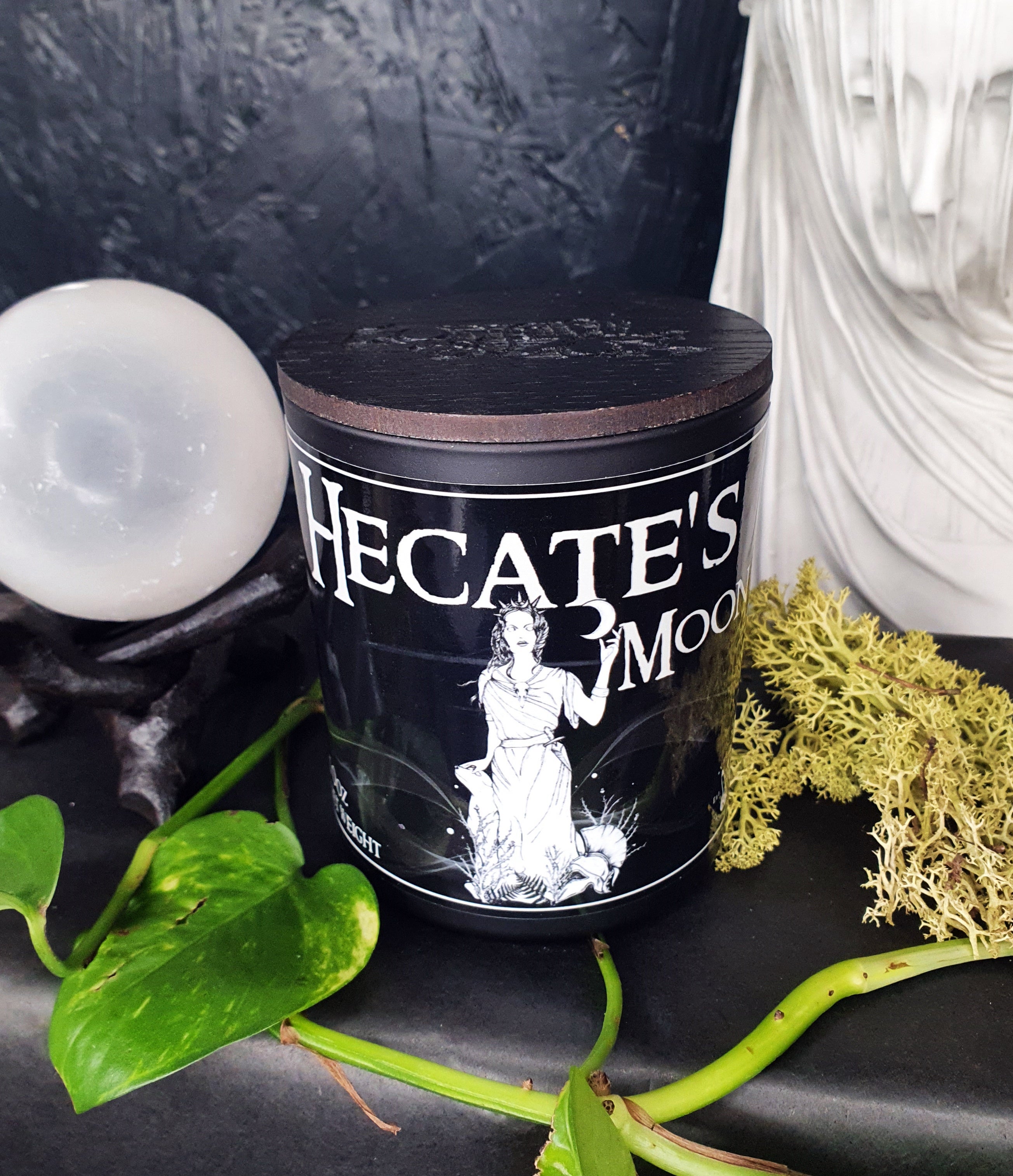 Hecate's Moon Candle | Oak & Tobacco