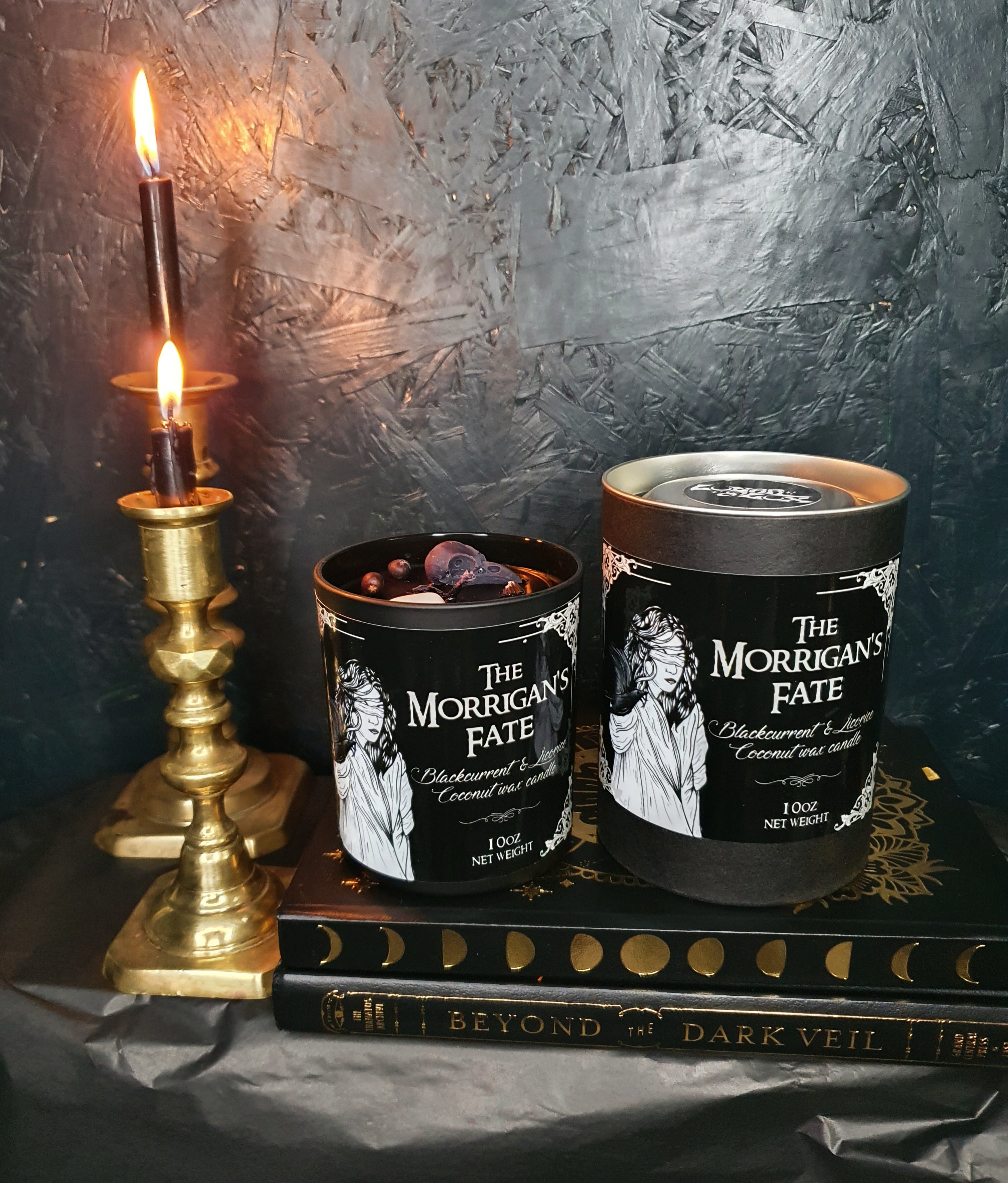 The Morrigan's Fate Candle | Blackcurrant & Licorice