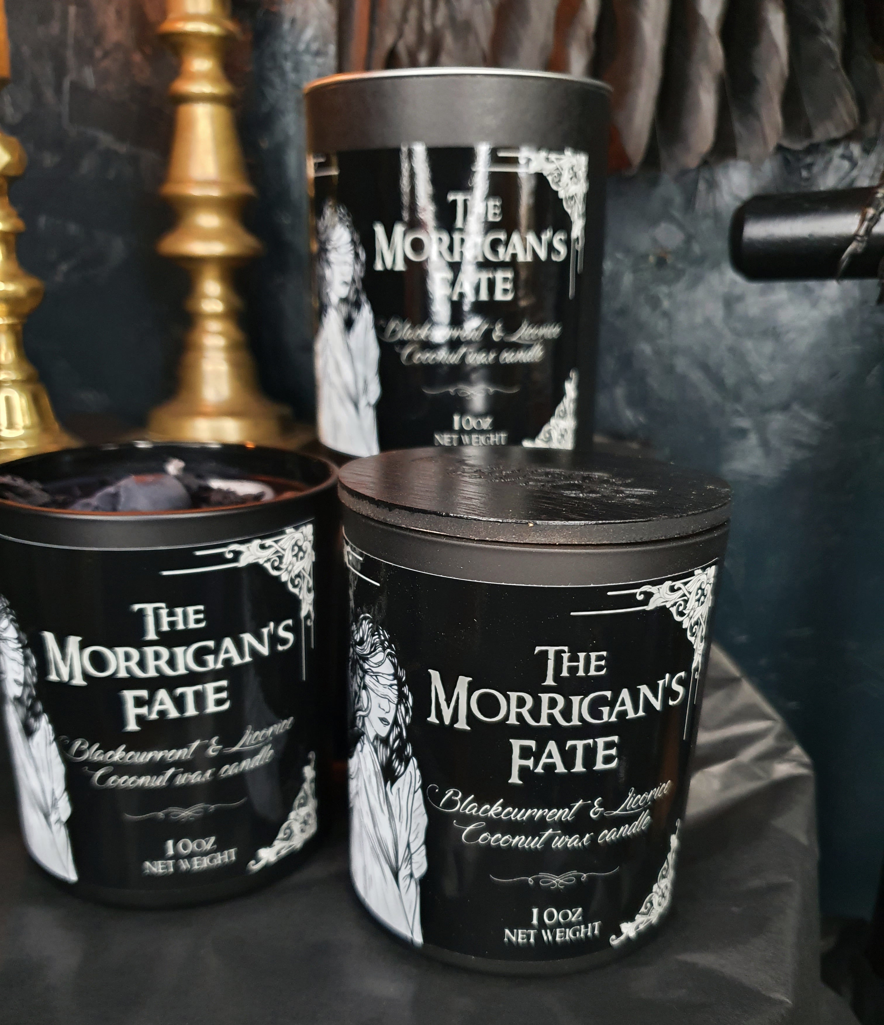 The Morrigan's Fate Candle | Blackcurrant & Licorice