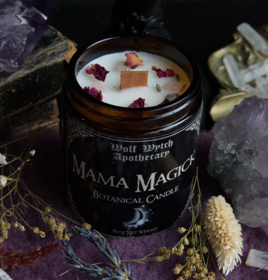 Mama Magick Botanical Candle | Lavender & Chamomile