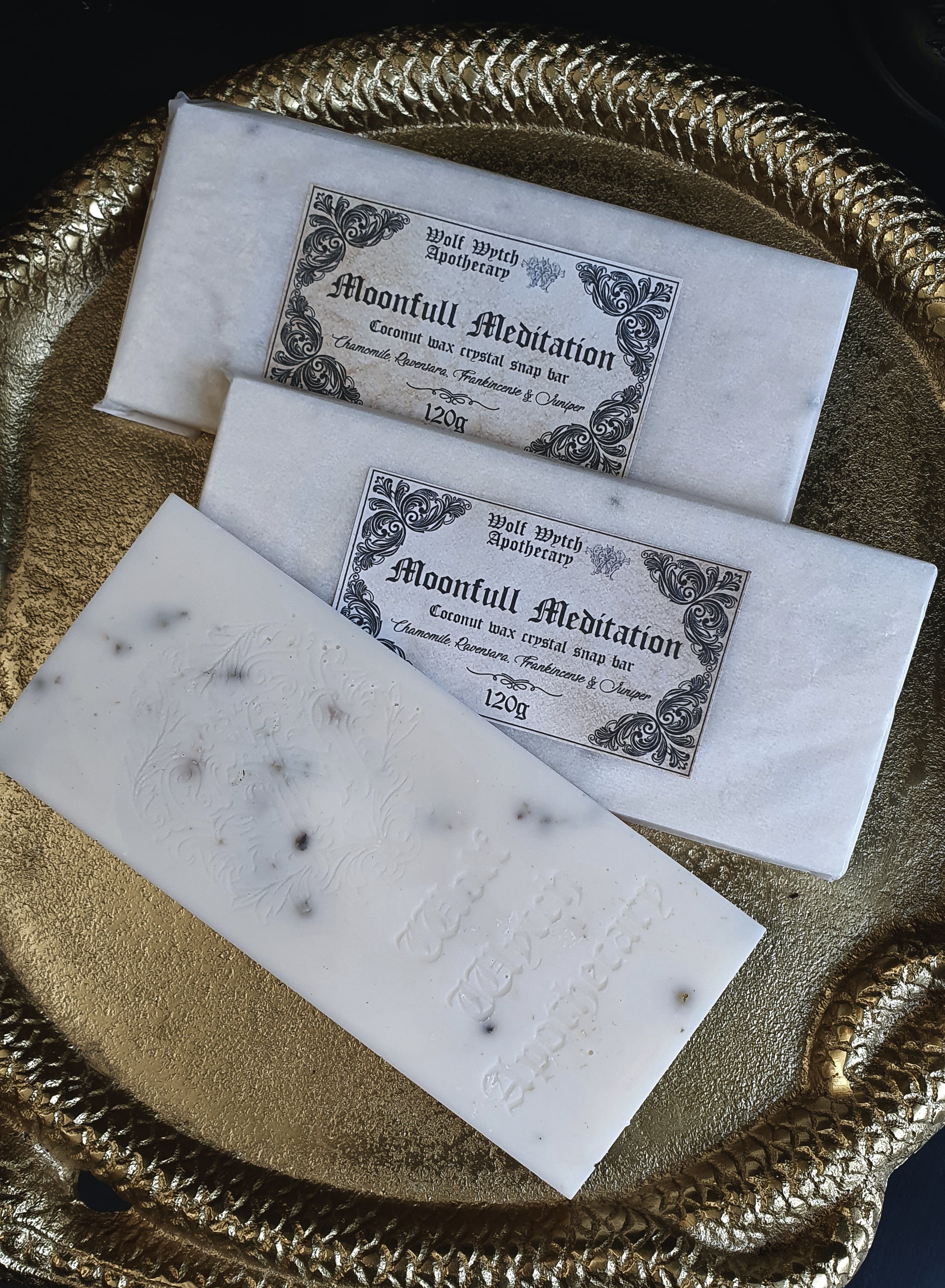 Moonfull Meditation Crystal Snap Bar