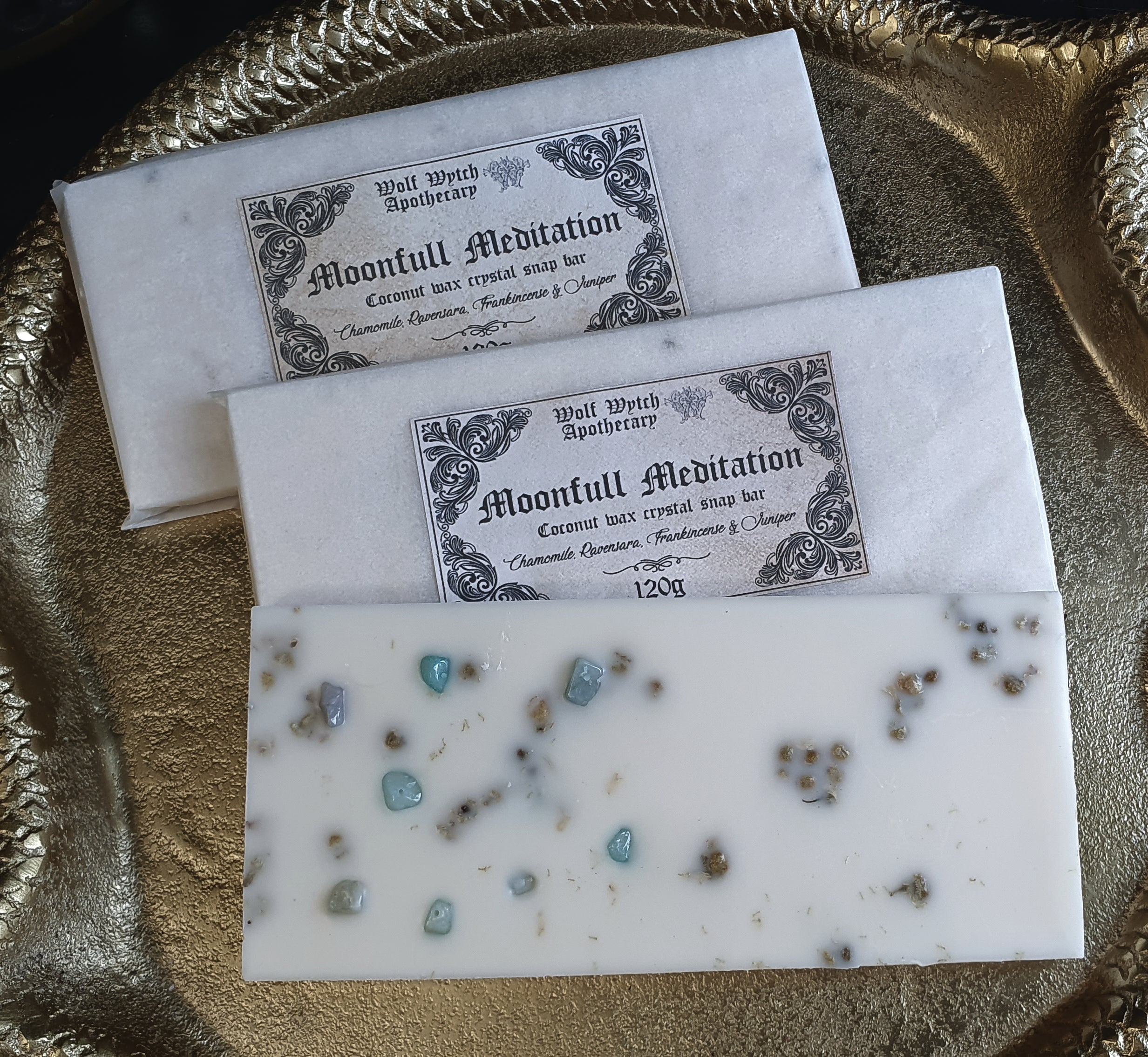 Moonfull Meditation Crystal Snap Bar