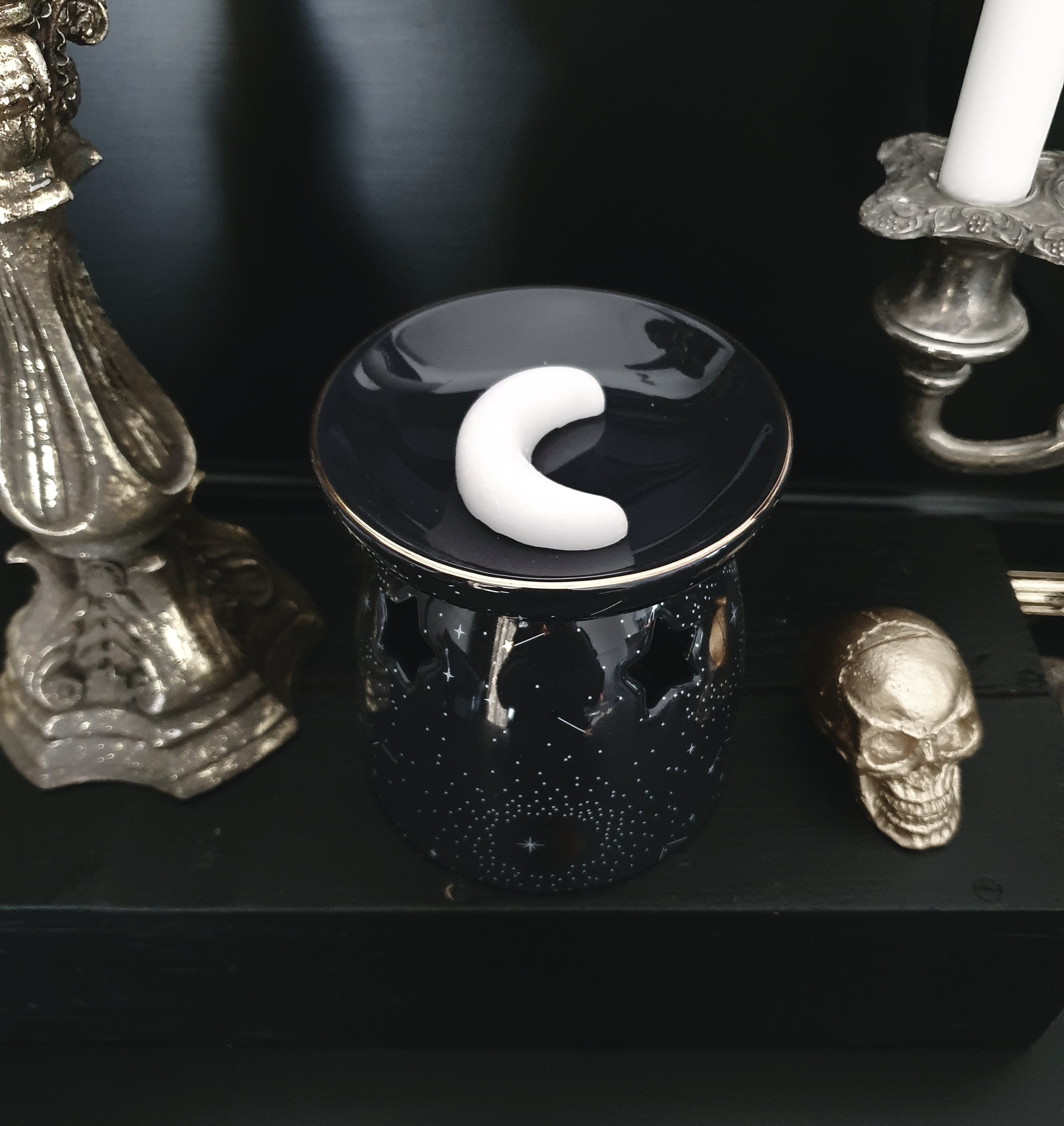 Blue & Gold Constellation Wax Burner