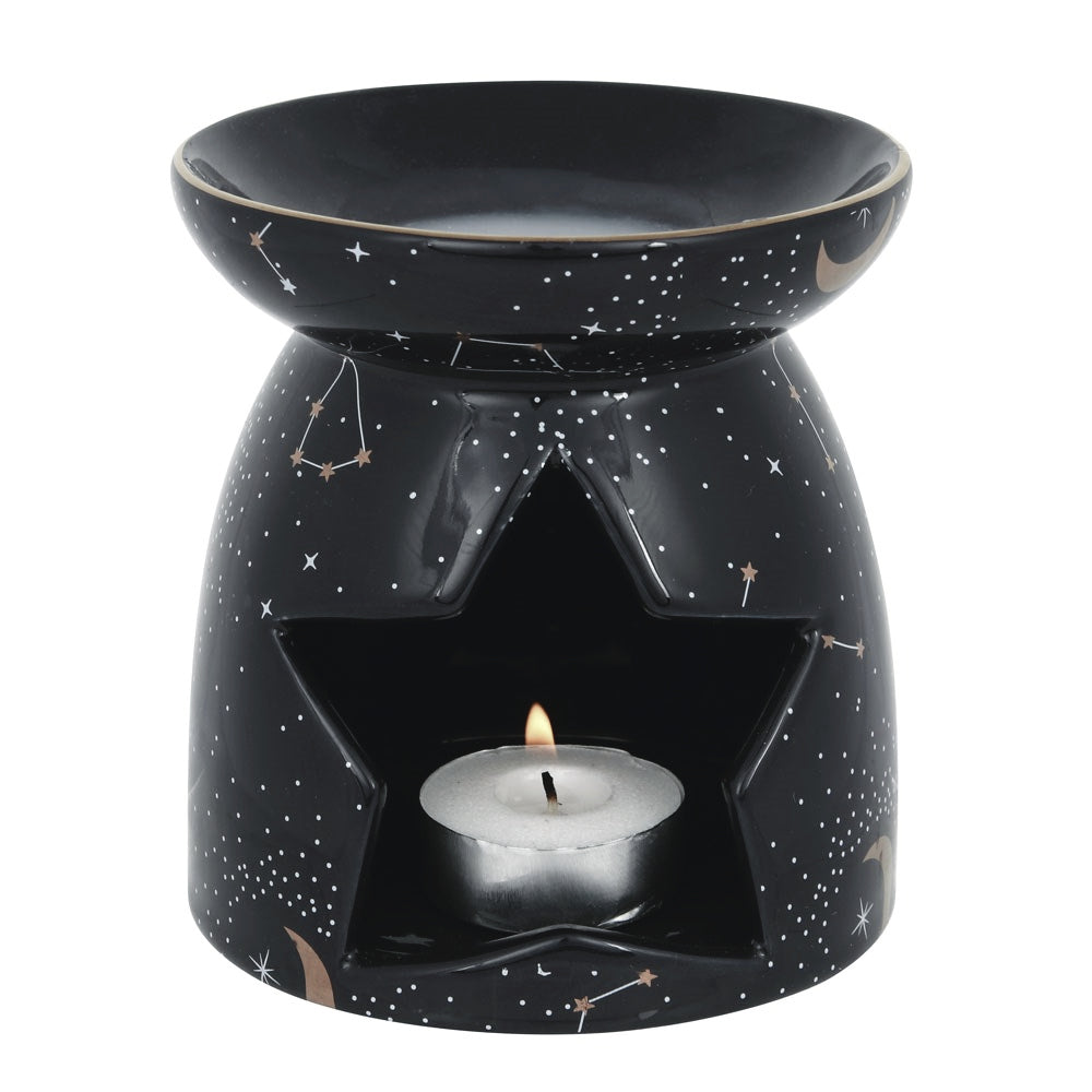 Blue & Gold Constellation Wax Burner