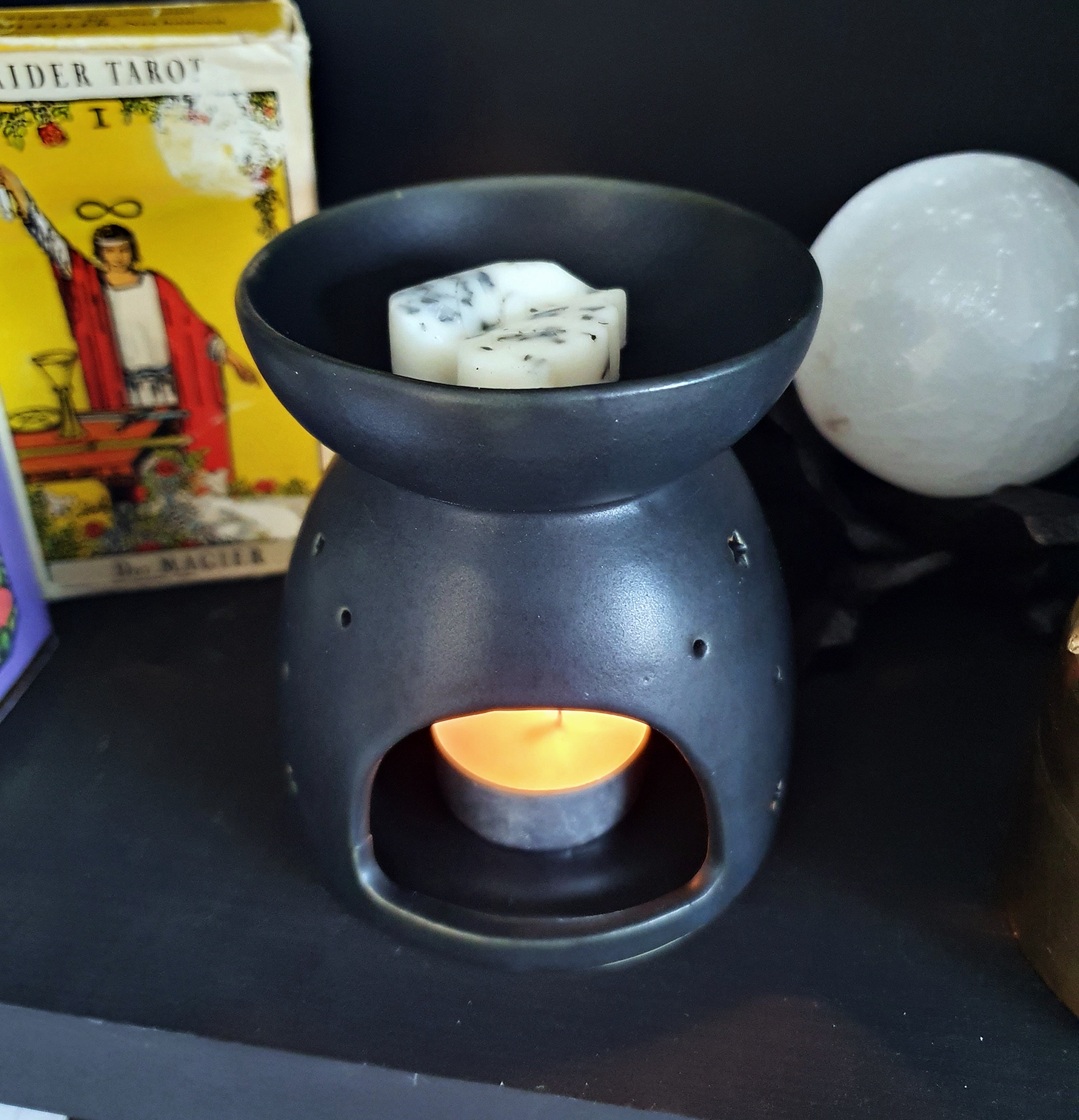 Crescent Moon Wax Burner