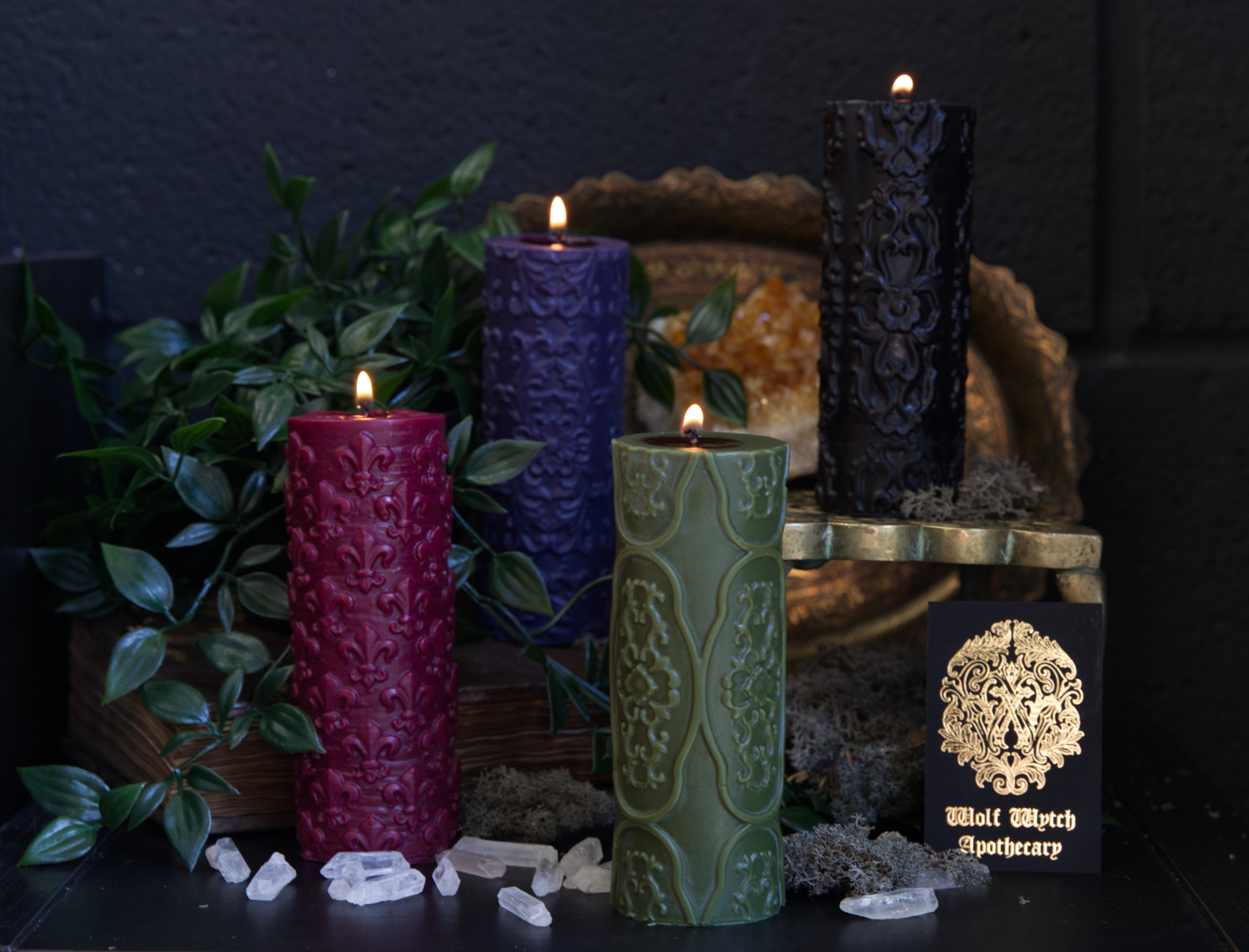 Twist Of Cain Ornate Candle