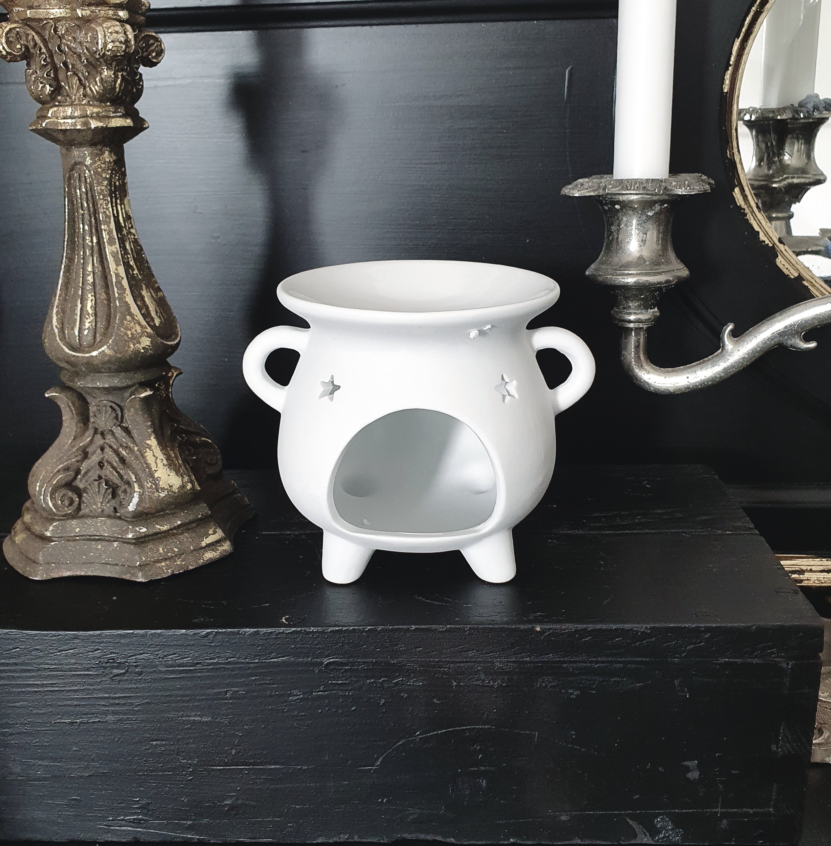 Crescent Moon Cauldron Burner