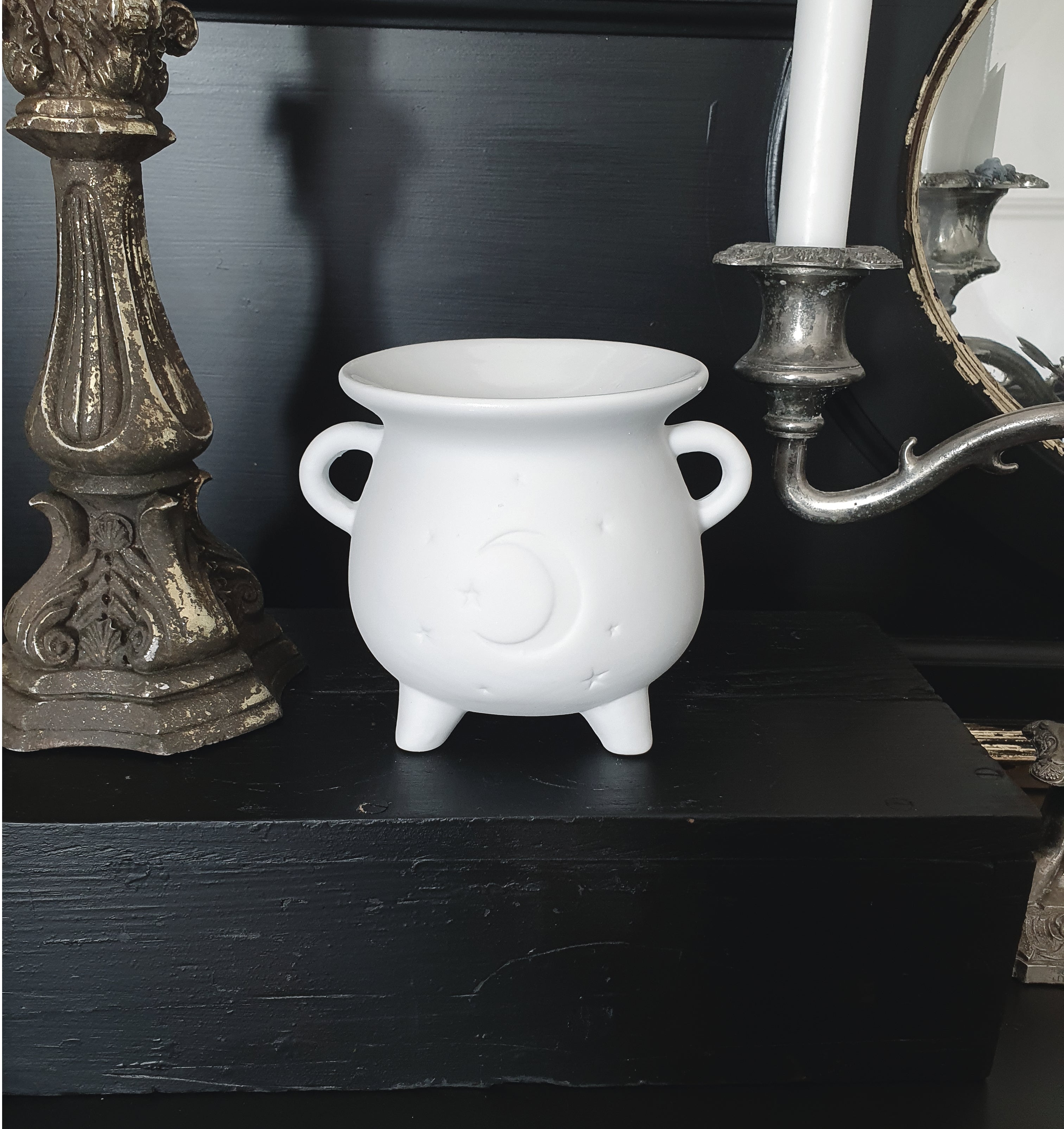 Crescent Moon Cauldron Burner